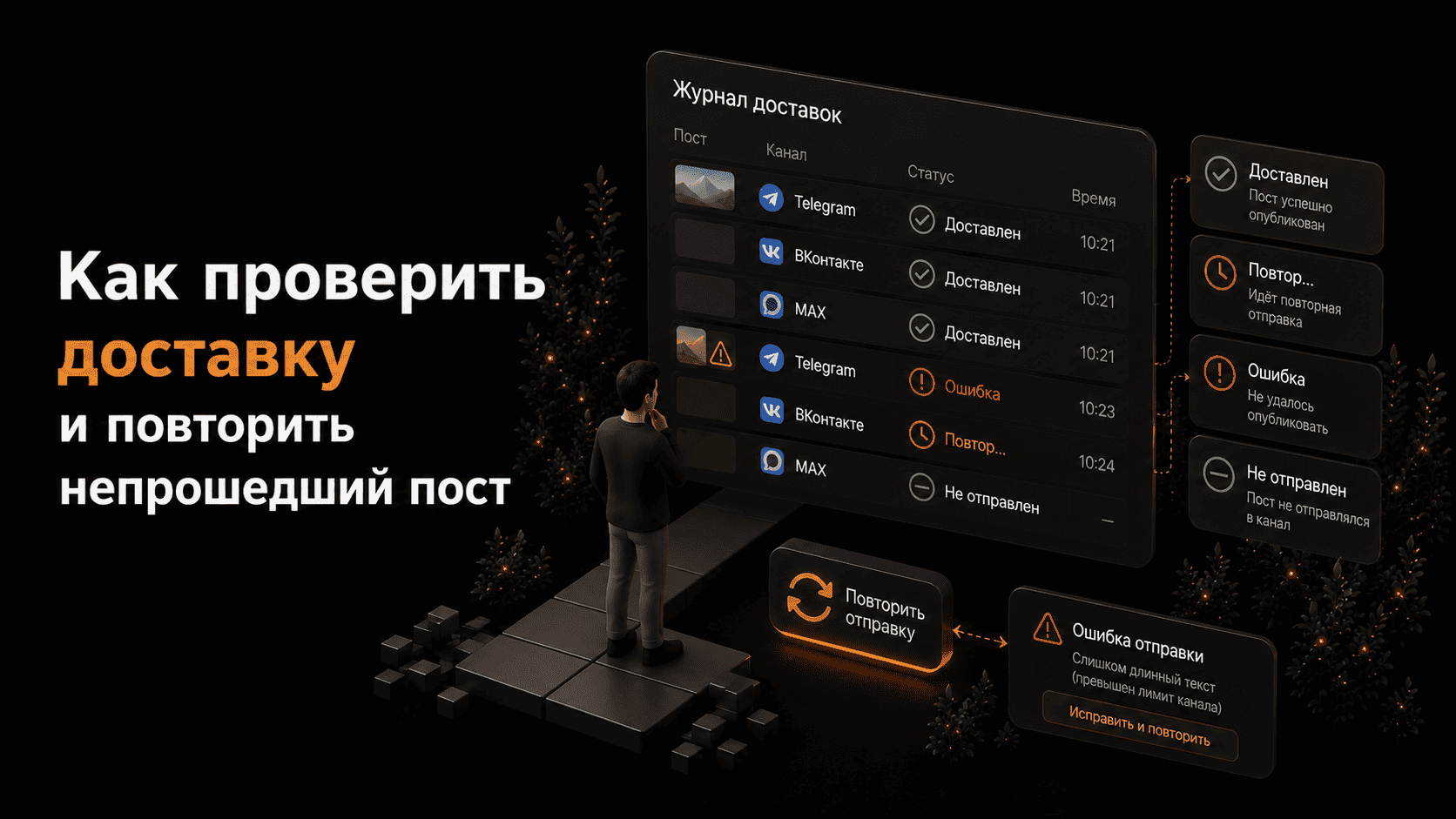 Журнал доставок публикаций в ULETELO